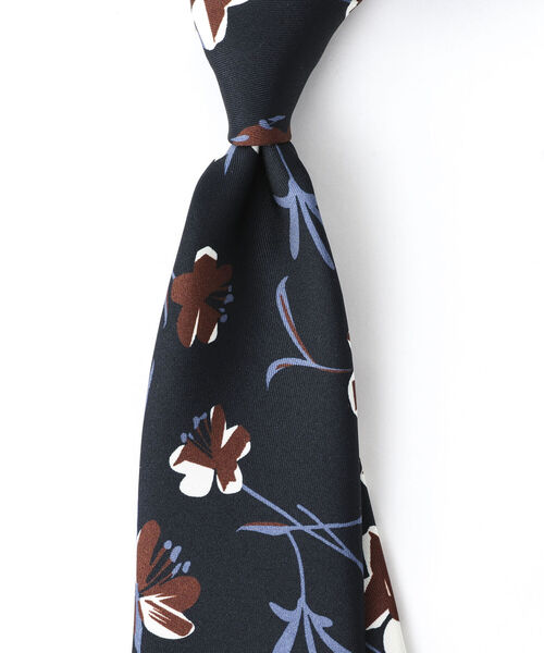 NOLLEY'S goodman（ノーリーズグッドマン）の「EMME EFFE シルエットプリントネクタイ italian fabric（ネクタイ・メンズ・ブルー系その他7/イエロー系その他3・FREE）」の2枚目の写真