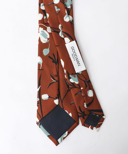NOLLEY'S goodman（ノーリーズグッドマン）の「EMME EFFE シルエットプリントネクタイ italian fabric（ネクタイ・メンズ・ブルー系その他7/イエロー系その他3・FREE）」の5枚目の写真