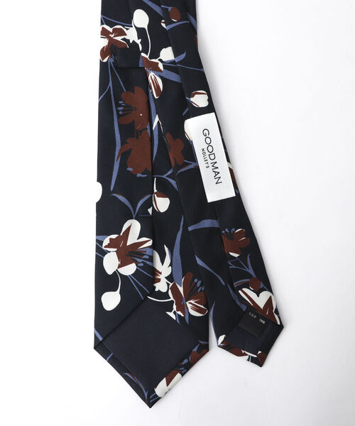 NOLLEY'S goodman（ノーリーズグッドマン）の「EMME EFFE シルエットプリントネクタイ italian fabric（ネクタイ・メンズ・ブルー系その他7/イエロー系その他3・FREE）」の9枚目の写真