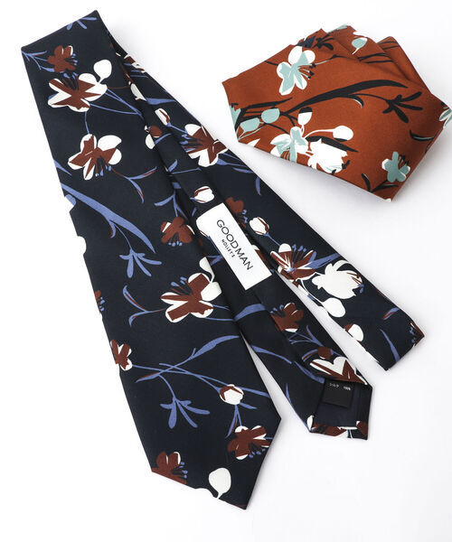 NOLLEY'S goodman（ノーリーズグッドマン）の「EMME EFFE シルエットプリントネクタイ italian fabric（ネクタイ・メンズ・ブルー系その他7/イエロー系その他3・FREE）」の10枚目の写真