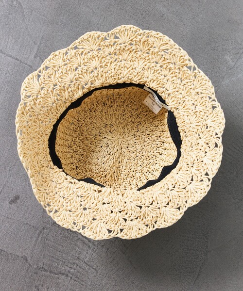 FREAK'S STORE(フリークスストア)の「【限定展開】ショートブリムペーパーハット(ハット・レディース・ダークブラウン/ベージュ/ナチュラル・ONE SIZE)」の13枚目の写真