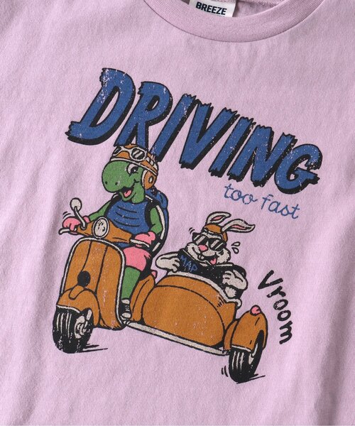 BREEZE(ブリーズ)の「ヴィンテージプリントTシャツ(Tシャツ/カットソー・キッズ・ラベンダー/ネイビー/ライム・140/90/120/80/100/130/110)」の10枚目の写真