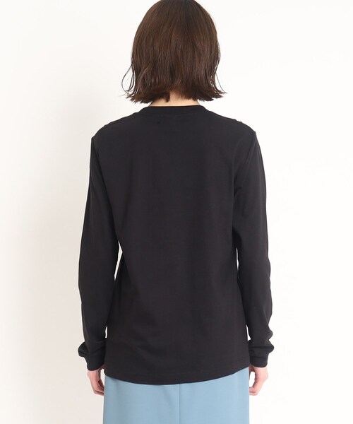 COUP DE CHANCE(クードシャンス)の「【WORLD for the World】フォト&メッセージプリント長袖Tシャツ(Tシャツ/カットソー・レディース・アイボリー/ブラック・38/40)」の5枚目の写真