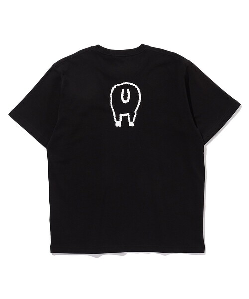 WOOLRICH（ウールリッチ）の「WOOL RICH/ウールリッチ COTTON SHEEP TEE/コットン シープ Tシャツ（Tシャツ/カットソー・メンズ・ブラック/ホワイト・MEDIUM/LARGE）」の4枚目の写真