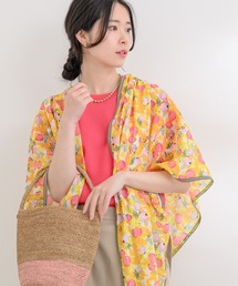 KATHARINE ROSS（キャサリンロス）の「【KATHARINE ROSS】pom AMSTERDAM origami Flower/pomegranate トライアングルストール（ストール/ショール）」