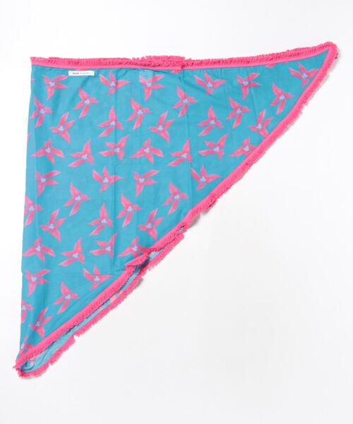 KATHARINE ROSS(キャサリンロス)の「【KATHARINE ROSS】pom AMSTERDAM origami Flower/pomegranate トライアングルストール(ストール/ショール・レディース・イエロー/ブルー・MEDIUM)」の11枚目の写真