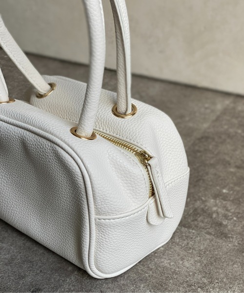 CPCM(シーピーシーエム)の「ロングハンドルバッグ(ボストンバッグ・レディース・アイボリー/キャメル/イエロー・FREE)」の12枚目の写真