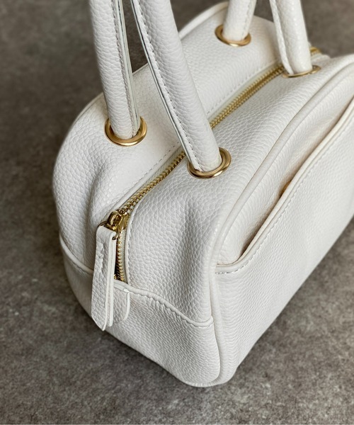 CPCM(シーピーシーエム)の「ロングハンドルバッグ(ボストンバッグ・レディース・アイボリー/キャメル/イエロー・FREE)」の13枚目の写真