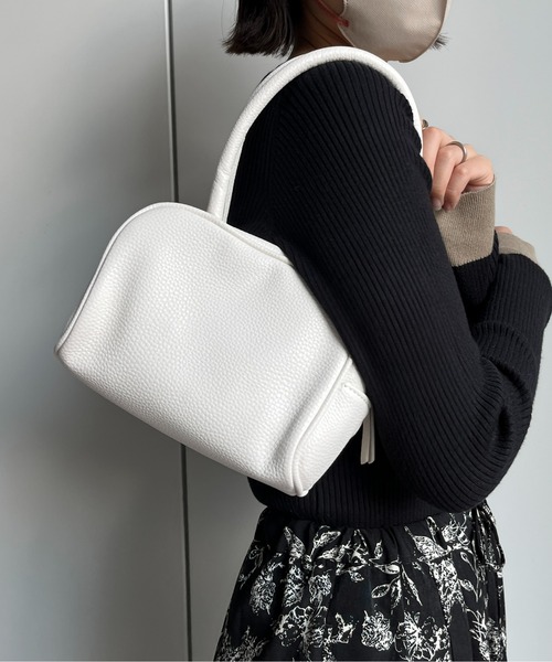 CPCM(シーピーシーエム)の「ロングハンドルバッグ(ボストンバッグ・レディース・アイボリー/キャメル/イエロー・FREE)」の15枚目の写真