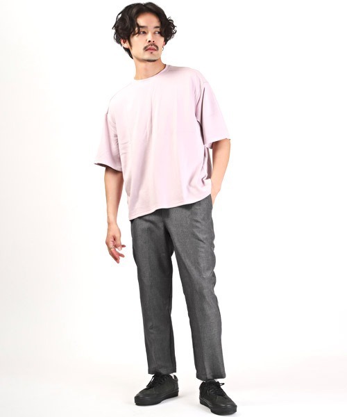 LUXSTYLE（ラグスタイル）の「速乾テーパードスラックスアンクルパンツ（スラックス・メンズ・ブラック/グレー/グレイッシュベージュ/カーキ・XL/L/M）」の9枚目の写真