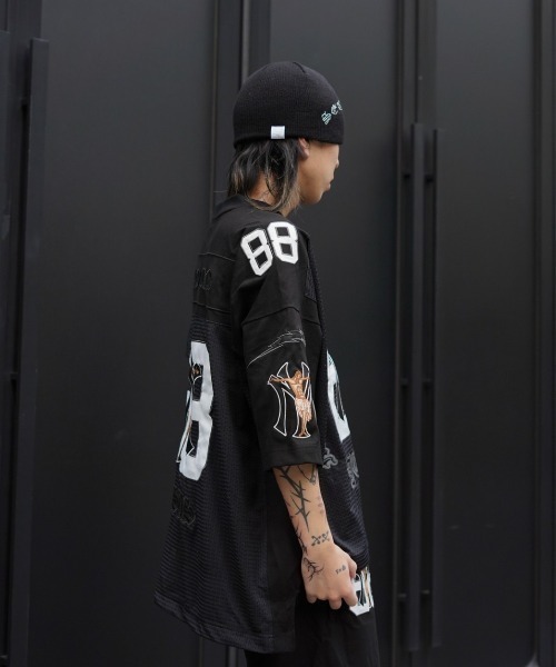 ROYAL FLASH(ロイヤルフラッシュ)の「MAYO/メイヨー/別注シューティングシャツ(Tシャツ/カットソー・メンズ・ブラック/ホワイト・FREE)」の19枚目の写真