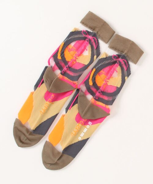 gomme（ゴム）の「スワローＪＱソックス（ソックス/靴下・レディース・イエロー/ブルー/レッド/ピンク・FREE）」の6枚目の写真