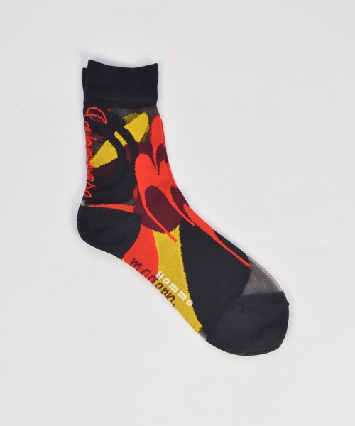 gomme（ゴム）の「スワローＪＱソックス（ソックス/靴下・レディース・イエロー/ブルー/レッド/ピンク・FREE）」の4枚目の写真