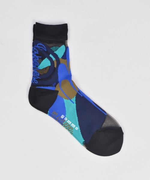 gomme（ゴム）の「スワローＪＱソックス（ソックス/靴下・レディース・イエロー/ブルー/レッド/ピンク・FREE）」の2枚目の写真