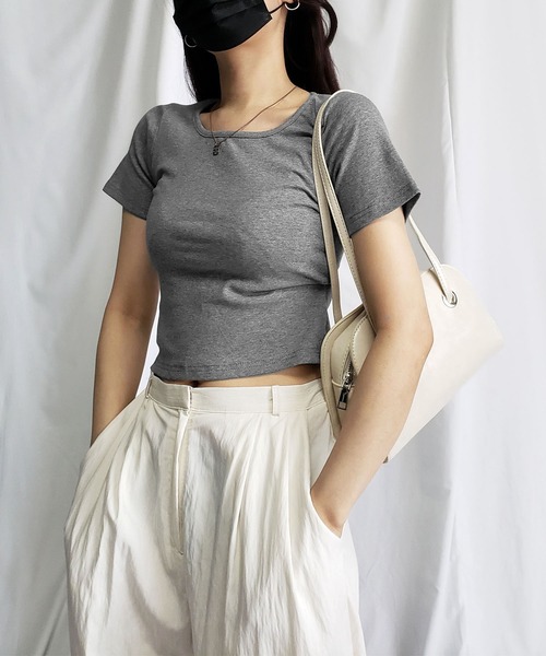 ME:I クロップドTシャツ クロップドTシャツ – LAPONE STORE