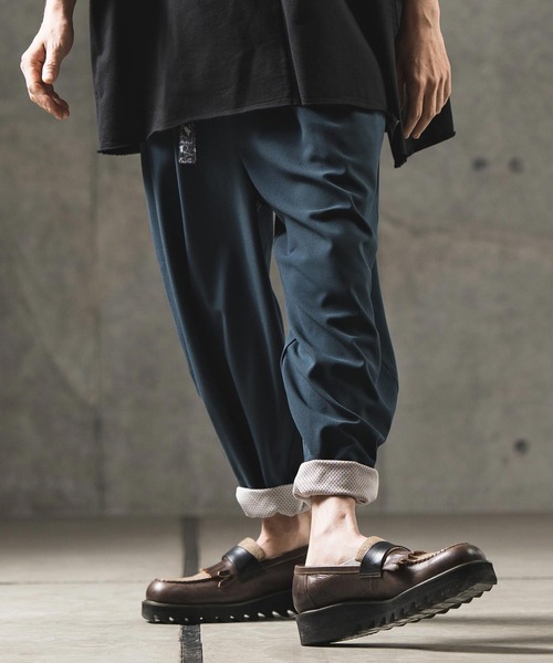 GLIMCLAP（グリムクラップ）の「mp11134-Color scheme design & balloon silhouette pants パンツ（その他パンツ・メンズ・グレイッシュベージュ/ブラック/ブルー系その他・L/S/M）」の8枚目の写真