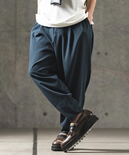 GLIMCLAP（グリムクラップ）の「mp11134-Color scheme design & balloon silhouette pants パンツ（その他パンツ・メンズ・グレイッシュベージュ/ブラック/ブルー系その他・L/S/M）」の10枚目の写真