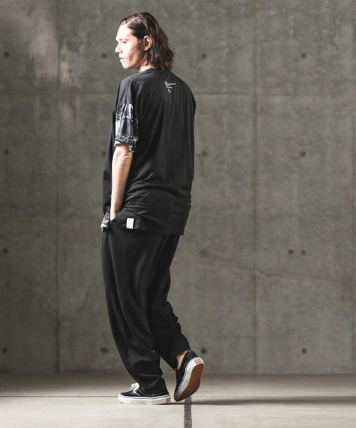 GLIMCLAP（グリムクラップ）の「mp11134-Color scheme design & balloon silhouette pants パンツ（その他パンツ・メンズ・グレイッシュベージュ/ブラック/ブルー系その他・L/S/M）」の19枚目の写真