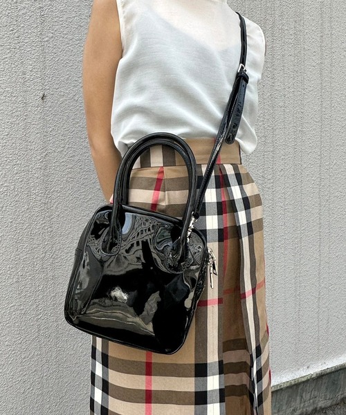 Narcissus(ナルシス)の「【Narcissus】ボストンバッグ(ショルダーバッグ・レディース・ブラック/シルバー・FREE)」の8枚目の写真