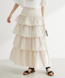 ELENCARE DUE | ・ELENCARE DUE ラッフルレイヤードスカート(スカート)