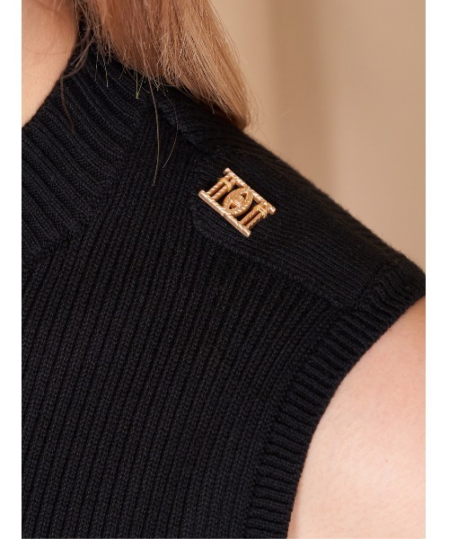 ダーリッチ darich DDロゴミックスノースリニットトップス ダーリッチ Darich DDロゴミックスノースリニットトップス