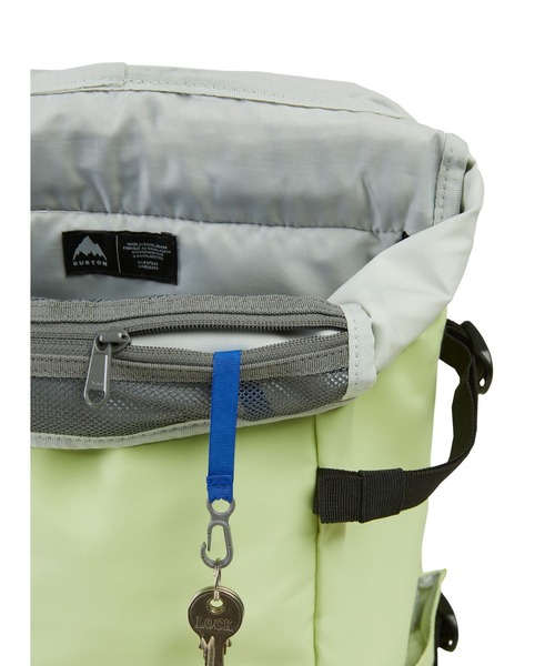 BURTON(バートン)の「Tinder 2.0 30L バックパック(バックパック/リュック・メンズ・グレー/ブラック/グリーン/イエロー×グリーン・FREE)」の15枚目の写真