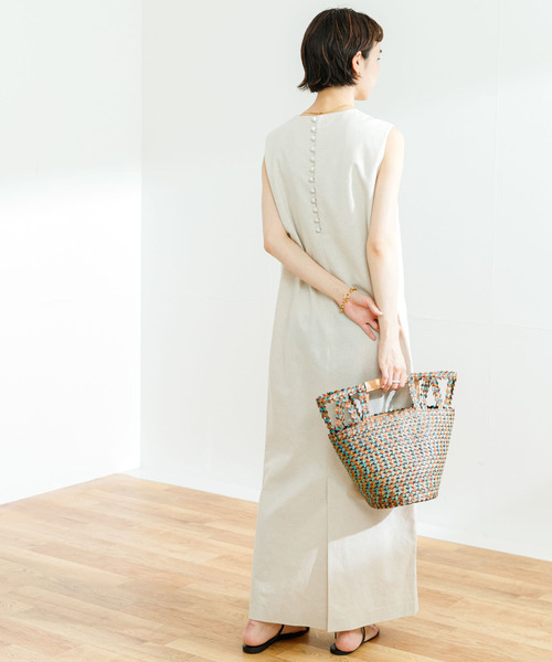 新品♥アーバンリサーチ　くるみ釦ストレートロングワンピース　リネン混　38 Amazon.co.jp: [アーバンリサーチ] ワンピース ドレス 『WEB限定