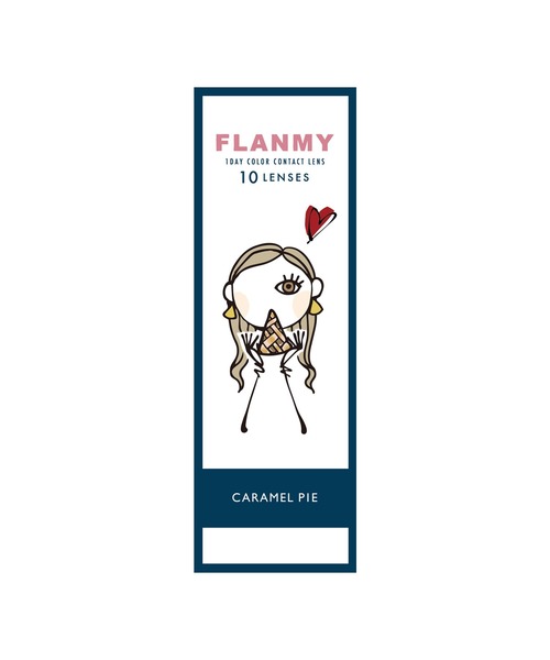 FLANMY（フランミー）の「FLANMY 1day キャラメルパイ（10枚入り）（コンタクトレンズ・カラコン・レディース・ベージュ・±0.00/-0.75/-1.00/-1.25/-1.50/-1.75/-2.50/-2.75/-3.00/-3.25/-4.00/-4.25/-4.50/-4.75/-2.00/-2.25/-6.00/-6.50/-7.00/-7.50/-3.50/-3.75/-9.00/-9.50/-10.00/-5.00/-5.50/-8.00/-8.50）」の3枚目の写真