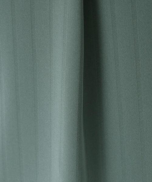 【1枚で映える！/洗える/接触冷感/吸水速乾】ストライプ袖コンブラウス