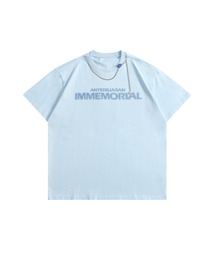 GENXDER（ノンジェンダー）の「【genxder】ユニセックスアメカジ風プリント半袖Tシャツ (SS)（Tシャツ/カットソー）」