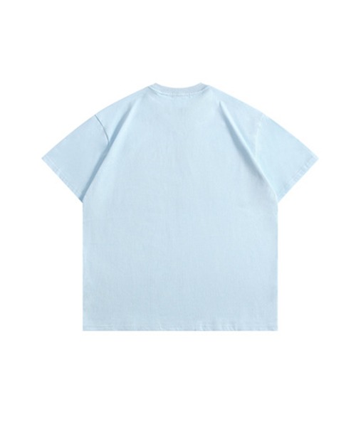 GENXDER(ノンジェンダー)の「【genxder】ユニセックスアメカジ風プリント半袖Tシャツ (SS)(Tシャツ/カットソー・メンズ・グリーン/ブラック/ライトブルー・LARGE/X-LARGE/MEDIUM)」の7枚目の写真