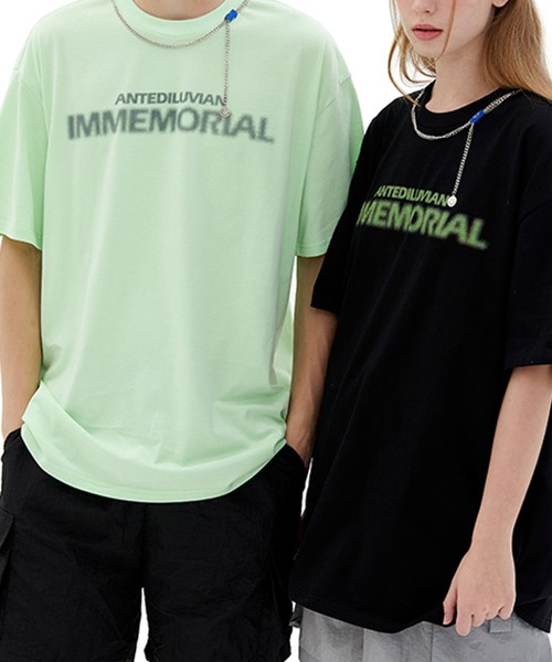 GENXDER(ノンジェンダー)の「【genxder】ユニセックスアメカジ風プリント半袖Tシャツ (SS)(Tシャツ/カットソー・メンズ・グリーン/ブラック/ライトブルー・LARGE/X-LARGE/MEDIUM)」の20枚目の写真