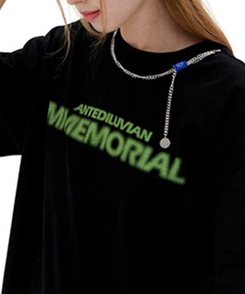 GENXDER(ノンジェンダー)の「【genxder】ユニセックスアメカジ風プリント半袖Tシャツ (SS)(Tシャツ/カットソー・メンズ・グリーン/ブラック/ライトブルー・LARGE/X-LARGE/MEDIUM)」の22枚目の写真