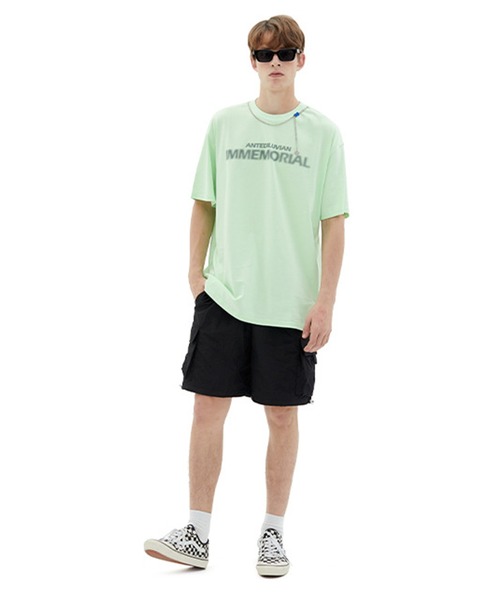 GENXDER(ノンジェンダー)の「【genxder】ユニセックスアメカジ風プリント半袖Tシャツ (SS)(Tシャツ/カットソー・メンズ・グリーン/ブラック/ライトブルー・LARGE/X-LARGE/MEDIUM)」の19枚目の写真