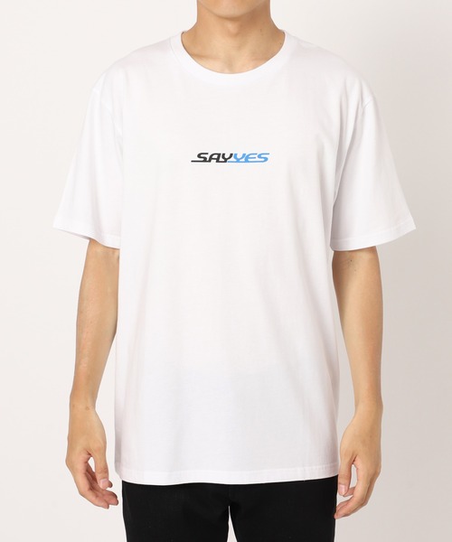 新品未使用品 カットソー Tシャツ 白 プリント ロゴプリント セール】ESPRITプリントTシャツ（Tシャツ/カットソー