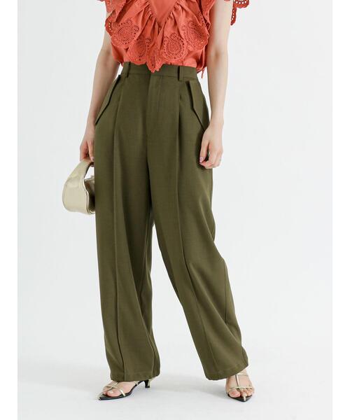 Te chichi（テチチ）の「リネンライクパラシュートパンツ（その他パンツ・レディース・ブラック/オフホワイト/カーキ・F）」の3枚目の写真