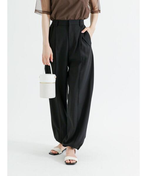 Te chichi（テチチ）の「リネンライクパラシュートパンツ（その他パンツ・レディース・ブラック/オフホワイト/カーキ・F）」の2枚目の写真