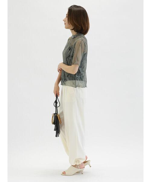 Te chichi（テチチ）の「リネンライクパラシュートパンツ（その他パンツ・レディース・ブラック/オフホワイト/カーキ・F）」の6枚目の写真