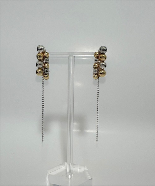 CERCA(チェルカ)の「Supreme classe/tubu4ピアス(両耳用)(ピアス(両耳用)・レディース・ゴールド系/シルバー/ゴールド/シルバー系・FREE)」の7枚目の写真