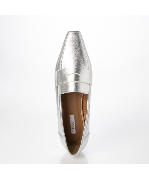 EVOL(イーボル)の「【EVOL】ソフトスクエアコインローファー IV5221(ローファー・レディース・ベージュ/ブラック/シルバー・25.0cm/24.5cm/24.0cm/23.5cm/23.0cm/22.5cm/22.0cm)」の17枚目の写真