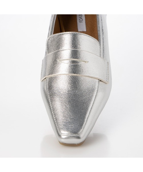 EVOL(イーボル)の「【EVOL】ソフトスクエアコインローファー IV5221(ローファー・レディース・ベージュ/ブラック/シルバー・25.0cm/24.5cm/24.0cm/23.5cm/23.0cm/22.5cm/22.0cm)」の18枚目の写真