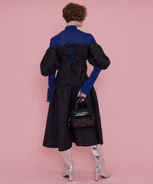 【極美品】MAISON SPECIAL 2WAYパフジャガードワンピース　ピンク MAISON SPECIAL（メゾンスペシャル）の「2way Paff Jacquard