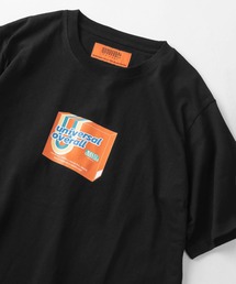 UNIVERSAL OVERALL（ユニバーサルオーバーオール）の「【UNIVERSAL OVERALL/ユニバーサルオーバーオール】 UOマルチクリーナーBOXデザイン ビッグシルエット 半袖Tシャツ/T-DETERGENT BOX TEE（Tシャツ/カットソー）」