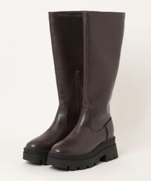 厚底ロングブーツ