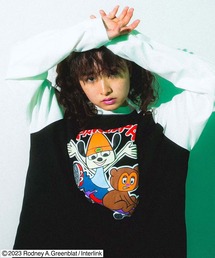 Salong hameu（サロン ハミュー）の「パラッパラッパー キャラクタープリントラグランロンT（Tシャツ/カットソー・メンズ）」