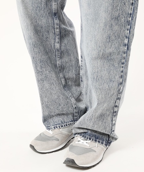 TopIsm（トップイズム）の「ワイドストレート デニムパンツ（デニムパンツ・メンズ・ワンウォッシュ/ブラック系その他3/ケミカルウォッシュ/ブラック系その他/ブラック系その他2・LL/L/M）」の17枚目の写真