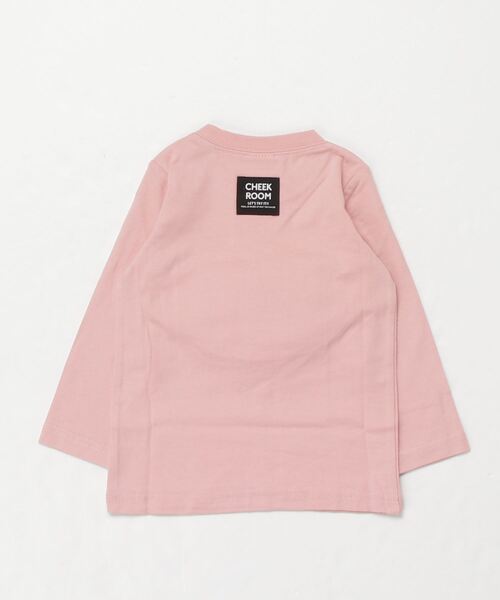 CHEEK ROOM（チークルーム）の「CHEEK ROOM/チークルーム ぎょうざロングＴシャツ（Tシャツ/カットソー・キッズ・ピンク/サンドベージュ/グリーン・100cm/130cm/80ｃｍ/120cm/110cm/90cm）」の4枚目の写真