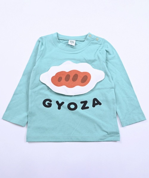 CHEEK ROOM（チークルーム）の「CHEEK ROOM/チークルーム ぎょうざロングＴシャツ（Tシャツ/カットソー・キッズ・ピンク/サンドベージュ/グリーン・100cm/130cm/80ｃｍ/120cm/110cm/90cm）」の3枚目の写真