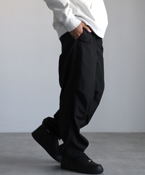 リリー様ご検討中　プルミエアロンディスモン　ナイロンパラシュートパンツ 未使用品 リリー様ご検討中 プルミエアロンディスモン ナイロン