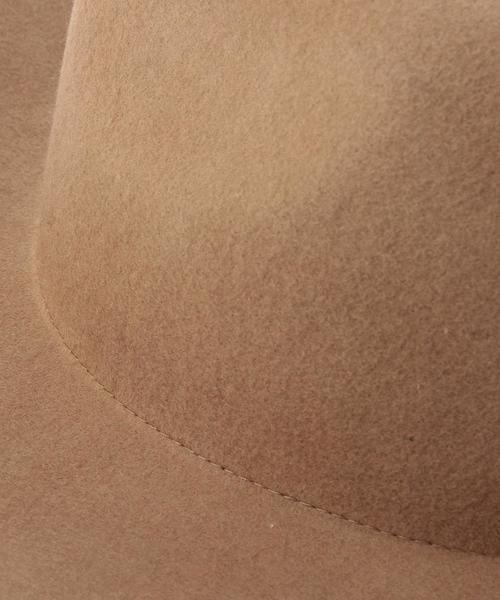 Another Edition（アナザーエディション）の「ベーシックツバヒロナカオレHAT/AE Basic ﾂﾊﾞﾋﾛﾅｶｵﾚHAT（ハット・レディース・ブラック/グレー/ベージュ/オリーブ・ﾌﾘ-）」の8枚目の写真